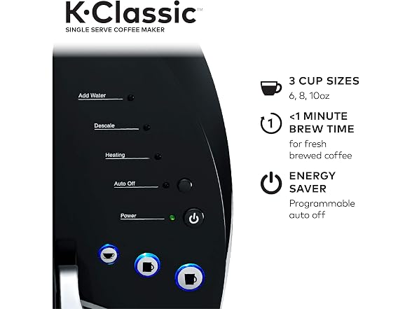 Keurig K-Classic Single-Serve K-Cup Pod Coffee Maker