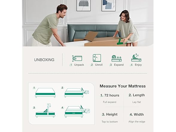 Novilla 12" Queen Memory Foam Mattress