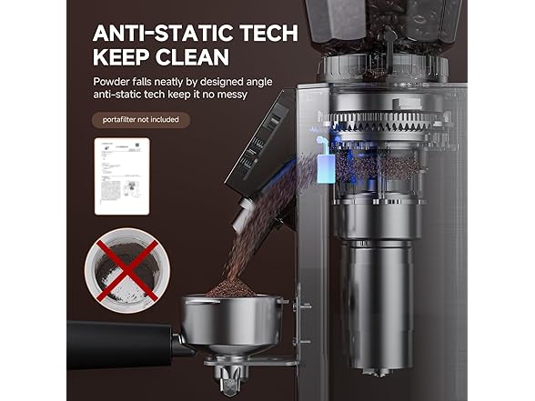 COFIBREWS Burr Coffee Bean Grinder