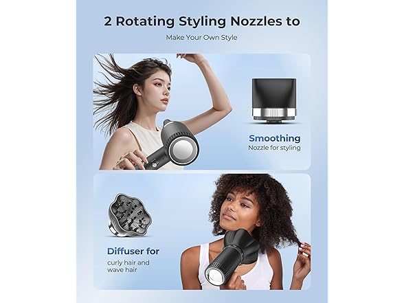 Hair Dryer, 100,000 RPM High-Speed Blow Dryers for Women & Men