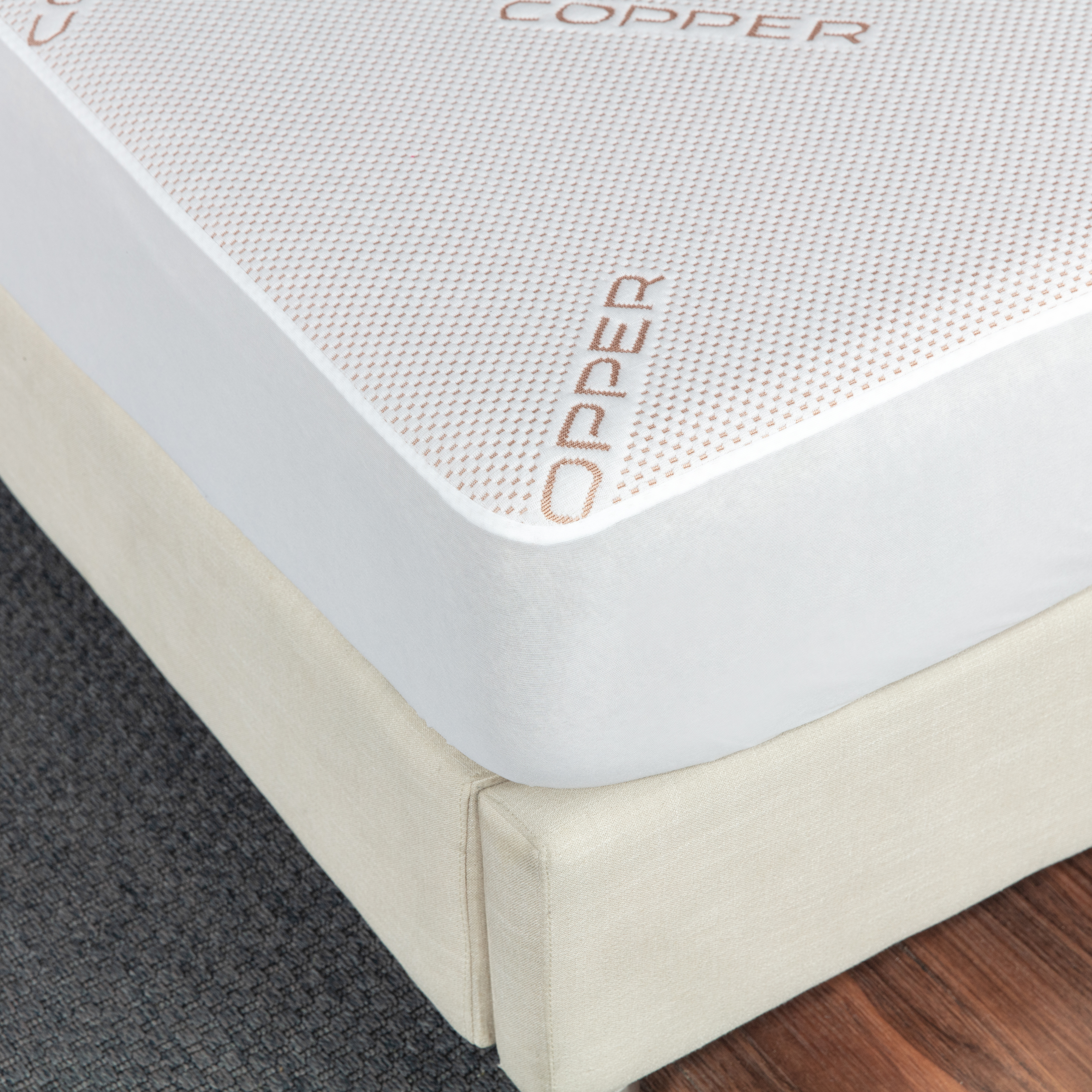 Copper Infused Waterproof Mattress Pad - Gallery 9