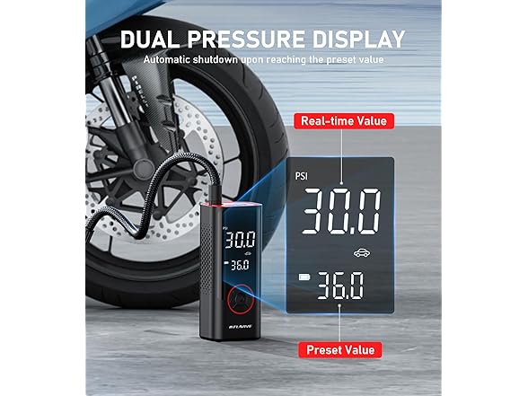 InflaVive Portable Tire Inflator and Air Compressor