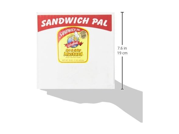 6PK Woeber's Sandwich Pal Hot & Spicy Mustard