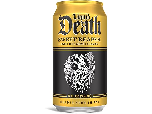 12PK Liquid Death Iced Tea - Sweet Reaper
