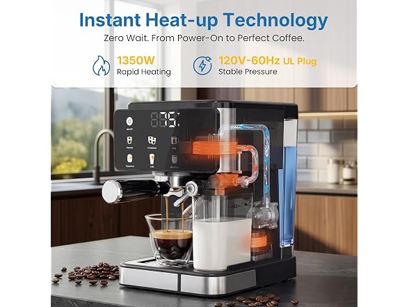 SUNVIVIPRO Espresso & Americano Machine