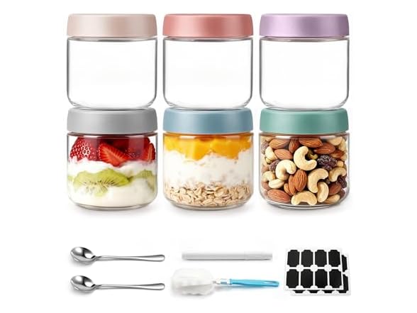 Cozyverge Overnight Oats Containers