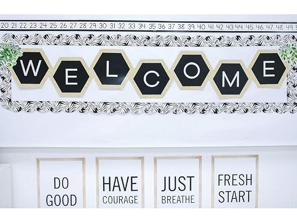 Schoolgirl Style Simply Boho 20-Piece Welcome Bulletin Set