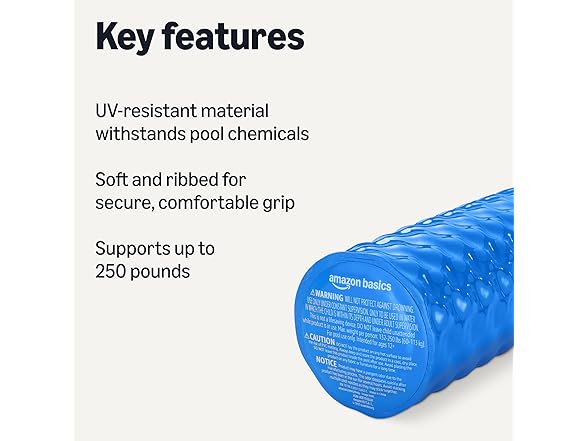 Amazon Basics Pool Noodle, Swim