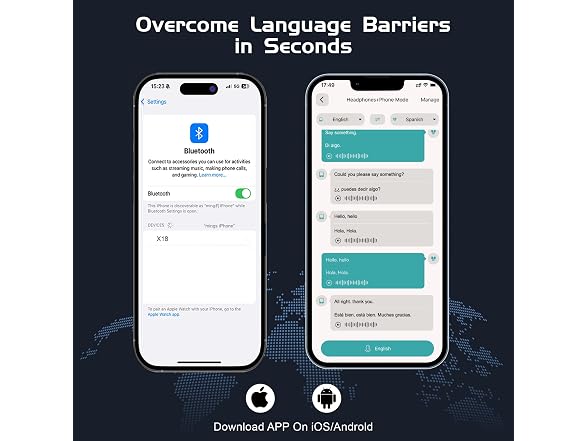 IAMJOY IAMJOY Language Translation Earbuds AI
