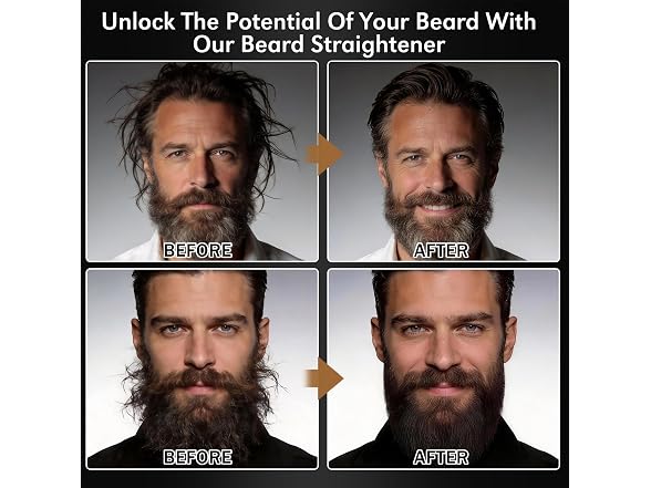 Beard Straightener Grooming Kit