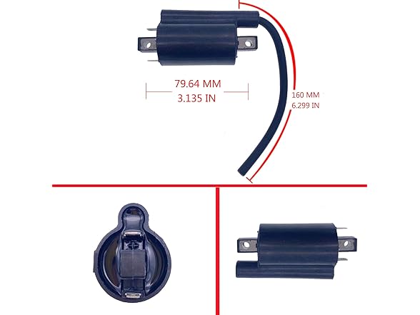 PARTSRUN Ignition Coil For Kawasaki 21121-2083