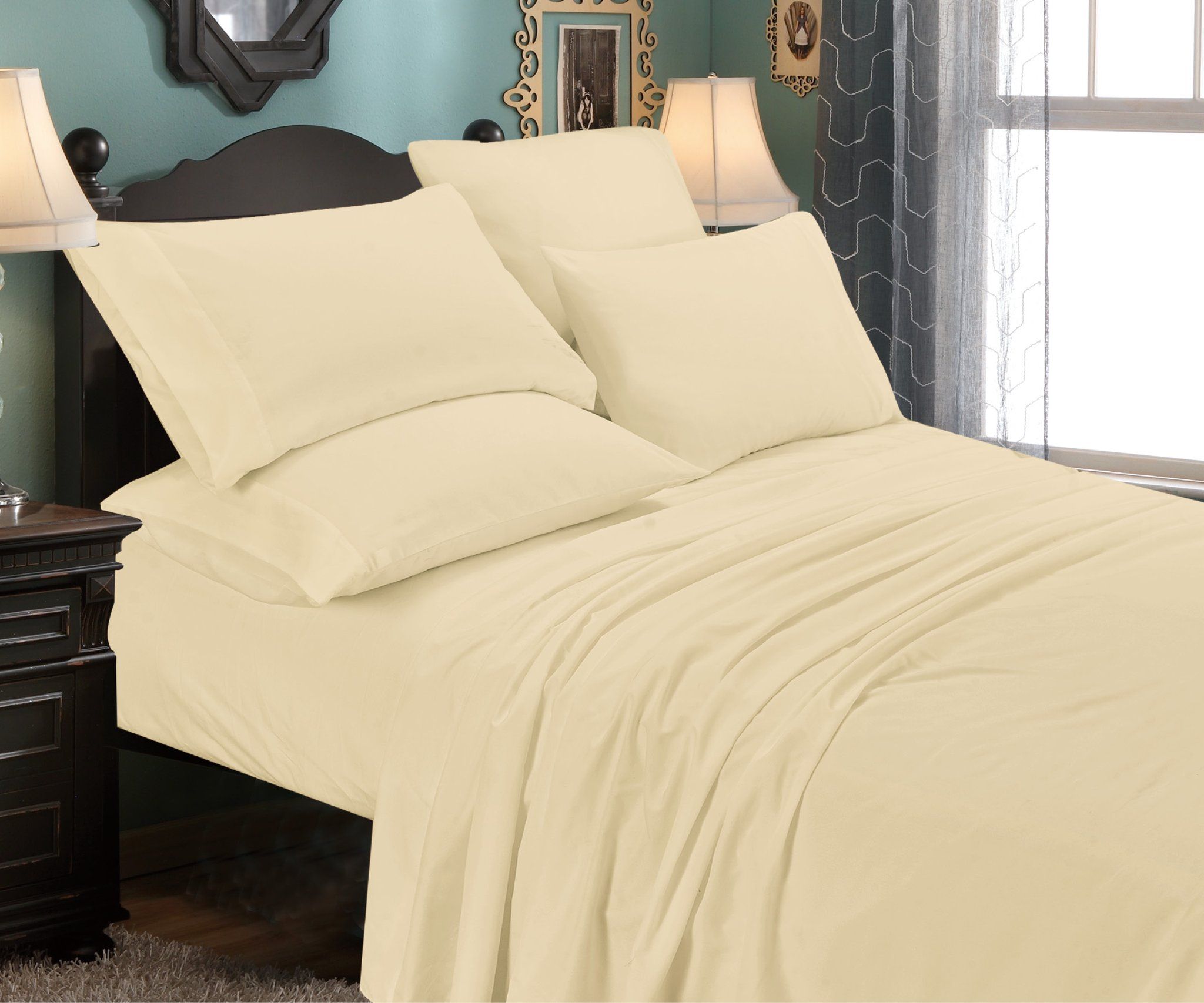 Premium Quality Super Soft Bed Sheet Set - Gallery 27