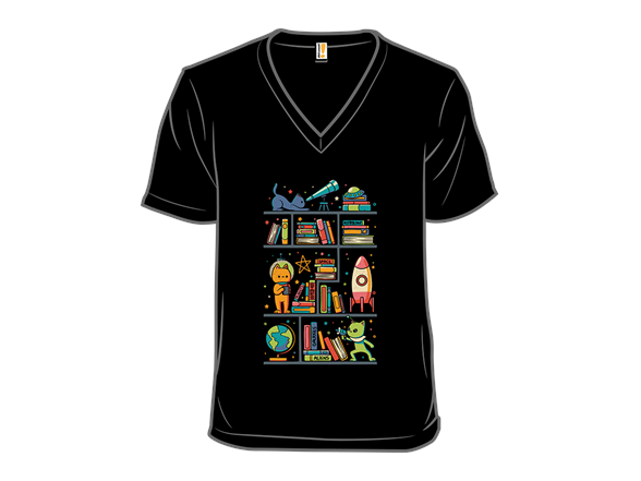 Sci-Fi Funny Bookshelf