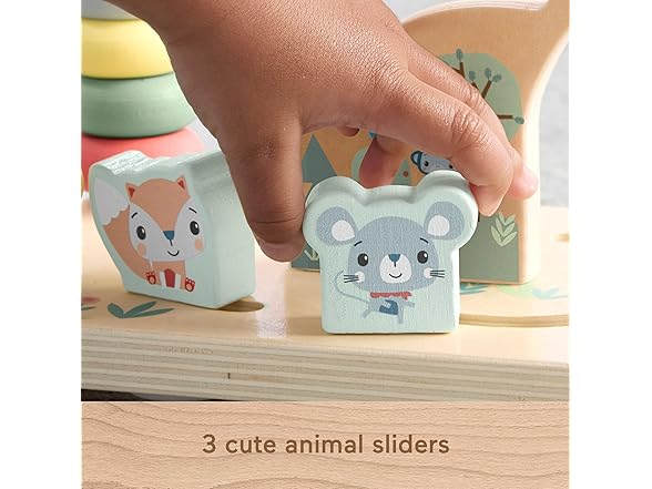 Fisher-Price Wood Toddler Toy Bead Maze