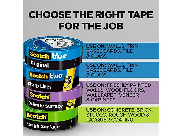 ScotchBlue Painter's Tape 1" x 60 Yd