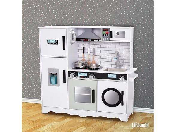 White Wooden Kitchen Playset