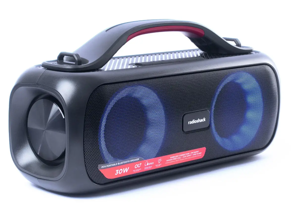 RadioShack 2 Channel Portable Bluetooth Speaker with FM