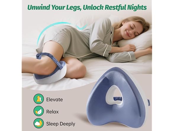 Leg & Knee Memory Foam Support Pillow