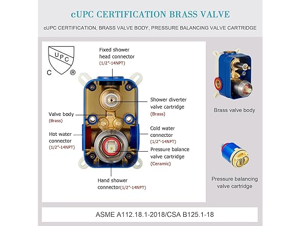 TIPOK Shower System w/ Rain Shower Head