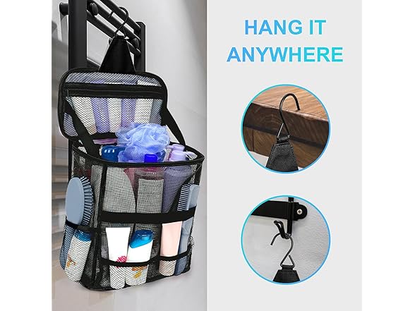 NOBLIGOAL Mesh Shower Caddy Bag