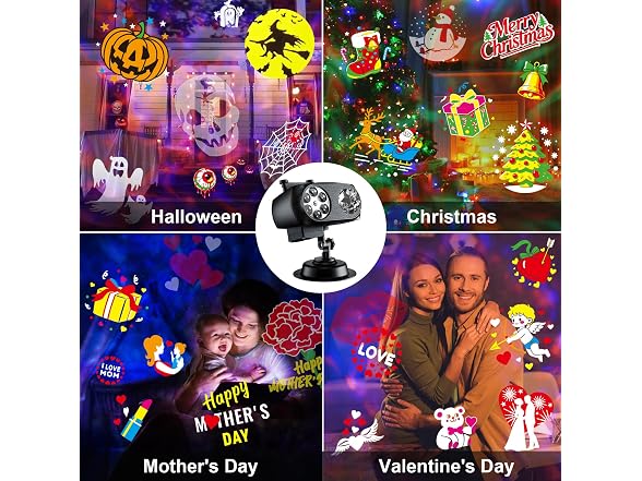 FLITI Seasonal Projector 8 Patterns a Time