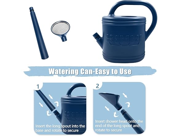 Giftsfaloy 2-Gallon Garden Watering Can