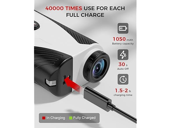 VyKure Golf Rangefinder with Slope | 1200 Yards