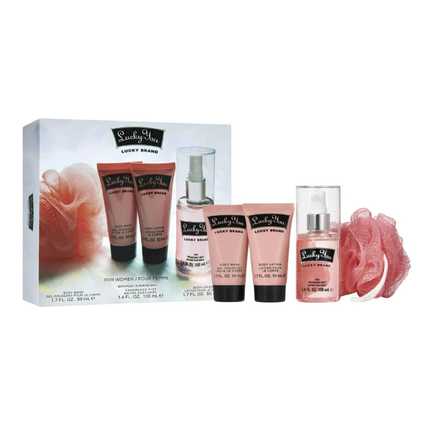 Lucky You 4PC Body Mist Spray Set Women - Gallery 2