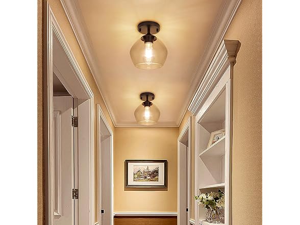 BesLowe Modern Semi Flush Mount Ceiling Light