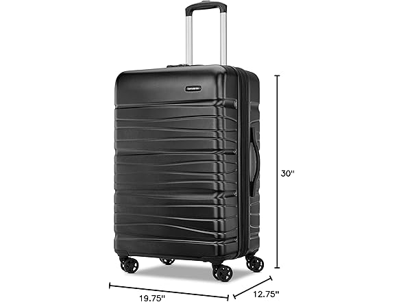 Samsonite Evolve SE Hardside, Bass Black, 3PC Set (CO/M/L)
