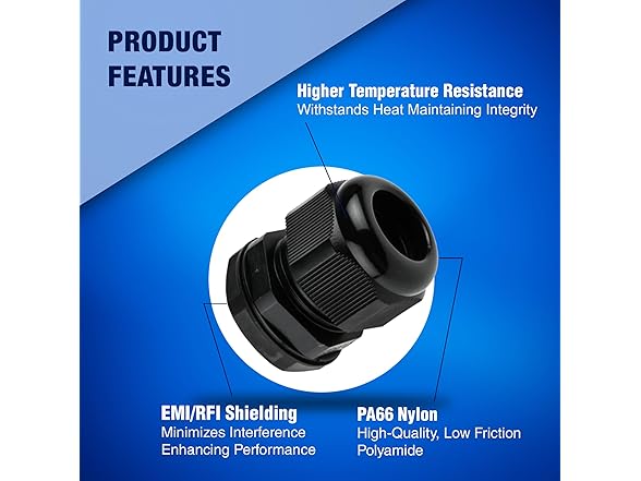 New Age America 50pcs PG Cable Glands