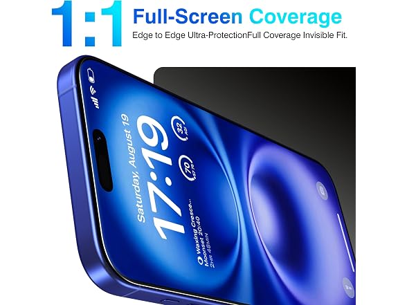 EZ-GLAZ iPhone 16 Plus Screen Protector 4+2 Pack