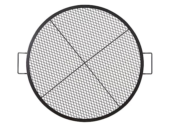 X-Marks Fire Pit Grill Grate, Round Cooking