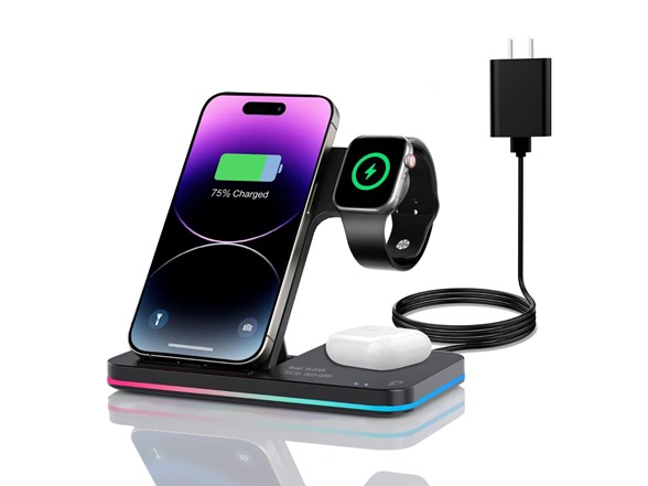 Wireless Charger 3 in 1 Charging Station