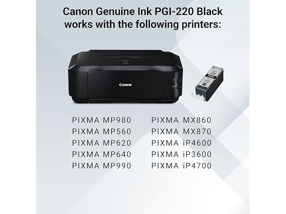 Canon Canon PGI-220 Genuine Black Ink Tank,
