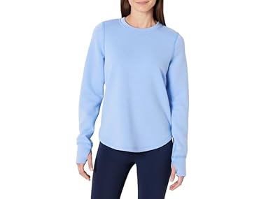 $7.99, Was $19.90, 59% Off! Amazon Essentials Womens Active Sweat Crewneck dealfomo
