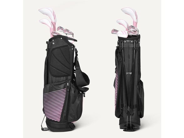 Amazon Basics Golf Club Set, 6- Piece with Stand Bag (Right Handed)