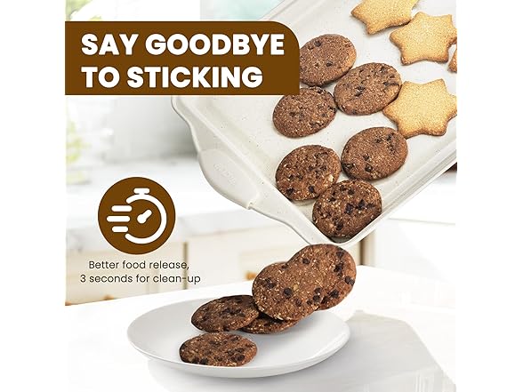 Kikcoin 22 PCS Nonstick Baking Pans Set