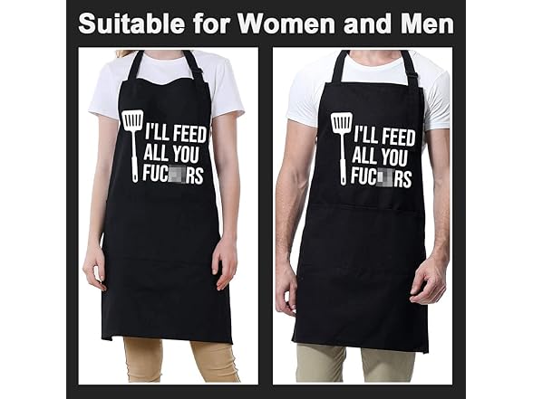 JALEBRO Funny Adjustable Apron