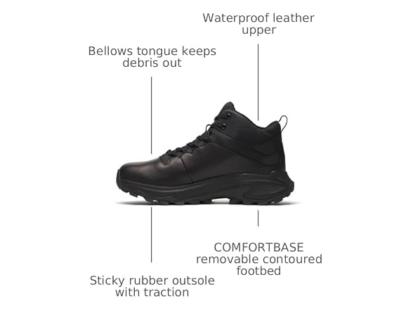 Merrell Men's Moab Speed 2 Mid Tactical Waterproof Boot
