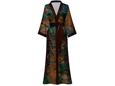 $24.99, Was $33.99, 26% Off! Kihnop Women's Floral Long Kimono Robe dealfomo