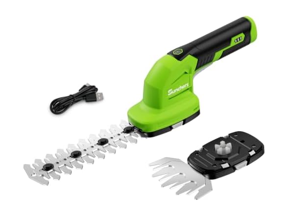 Sunchers 2 in 1 Cordless Hedge Trimmer