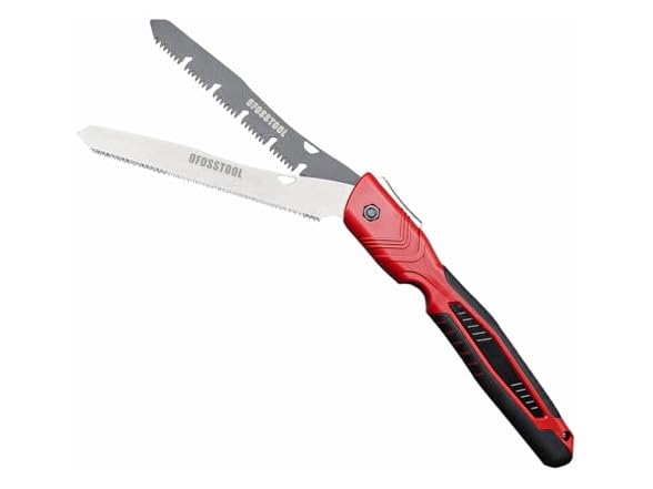 OFOSSTOOL Hand Saw, 10 Folding Saw, Double Blade