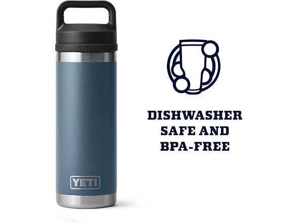 YETI Rambler 18oz Bottle, Nordic Blue
