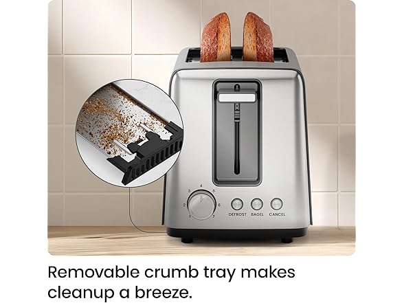 Chefman 2 Slice Toaster, 7 Shade Settings