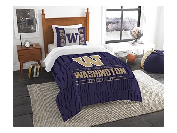 UW Huskies Twin Comforter Modern