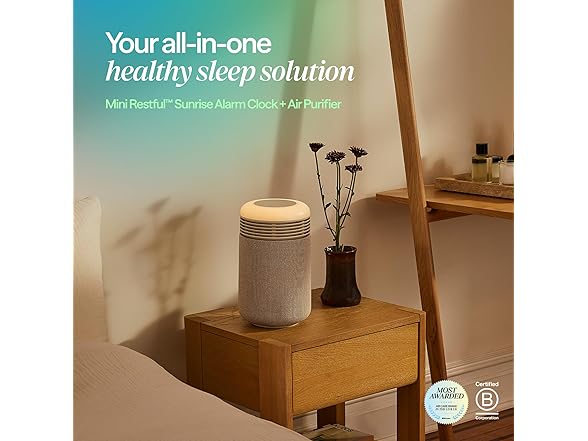 BLUEAIR Purifier & Sunrise Alarm Clock