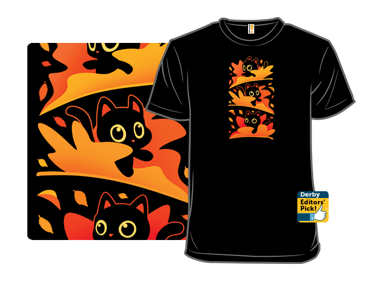 Flying Autumn Kittens