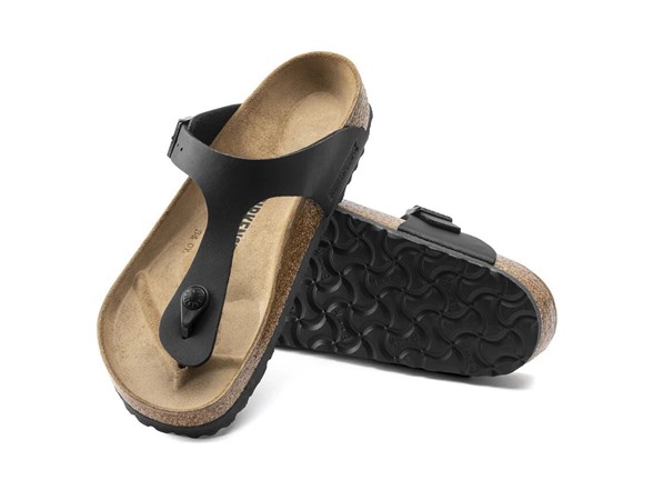 Birkenstock Unisex Gizeh Birko-Flor Black
