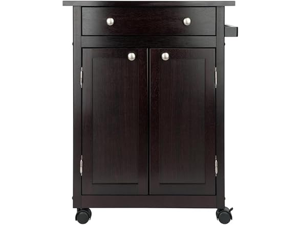 WINSOME Savannah Kitchen Cart Espresso